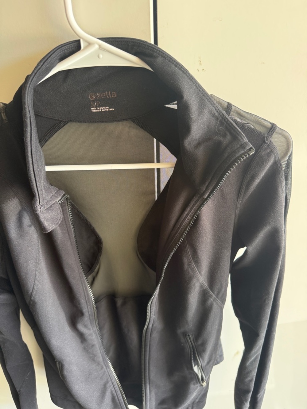 Zella Black Utility Jacket with Zip Pockets